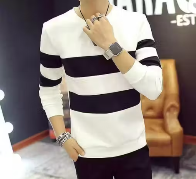 Fascista Men's Printed Round White Tshirts