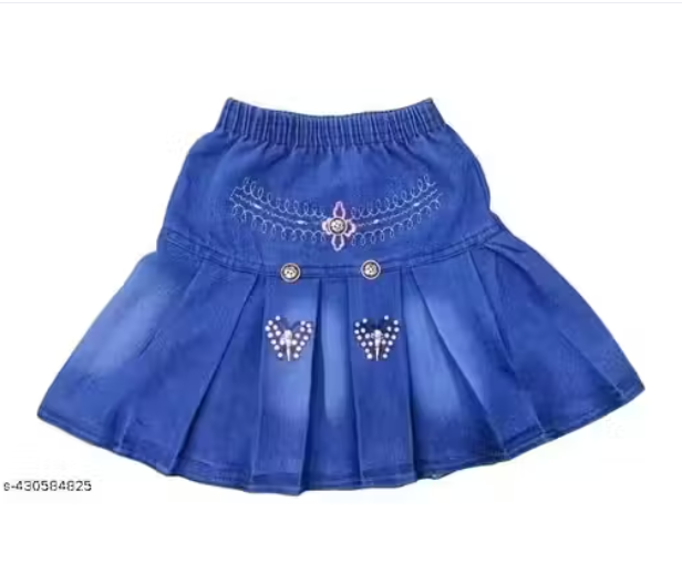 GIRL DENIM BLUE SKIRT