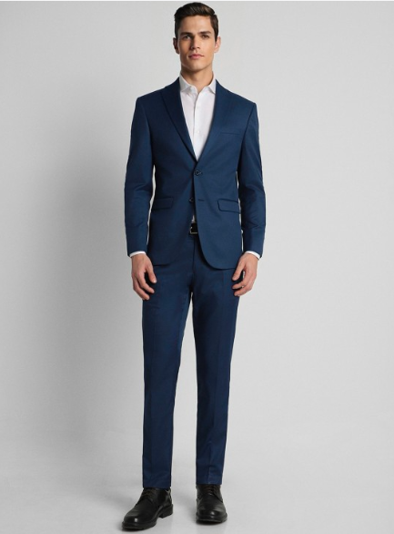 Men Slim Fit Formal Two Piece Suit