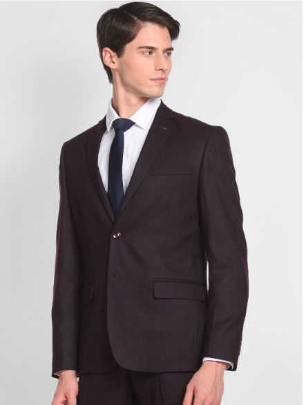 2-Piece Slim-Fit Single-Breasted Formal Suit
