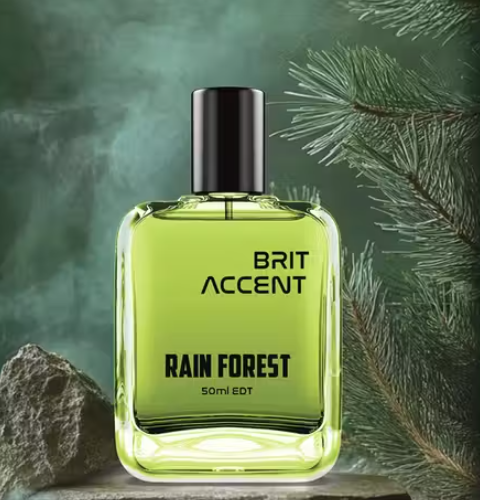 BRITACCENT ||Rain Forest-Parfum|| Long-Lasting||Premium ingredients|| Eau de Toilette - 50 ml