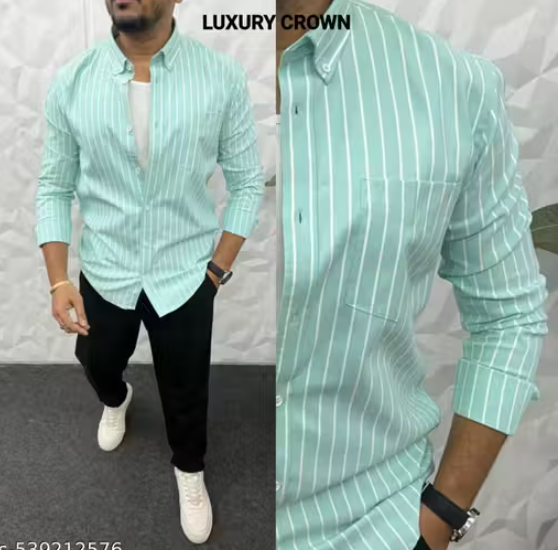 men striped shirt