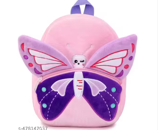 Black Hill Kids Preschool Bag for Boys and Girls, Cute Soft Plush school Animal Cartoon Mini Backpack Little kids bags for 2-5 years Baby/Boys/Girls Nursery, Preschool,Picnic