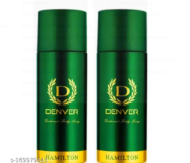 DENVER Hamilton Deodorant Spray - For Men (300 ml, Pack of 2)